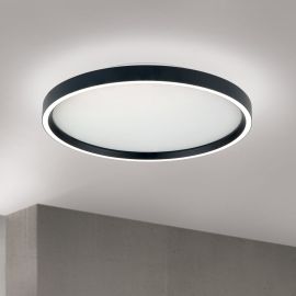 Plafoniere - Plafoniera LED design circular MASCA D-40cm negru