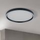 Plafoniere - Plafoniera LED design circular MASCA D-40cm negru
