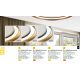 Plafoniere - Plafoniera LED design circular MANTA D-45cm auriu mat