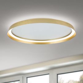 Plafoniere - Plafoniera LED design circular MASCA D-60cm auriu mat