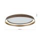 Plafoniere - Plafoniera LED design circular MANTA D-45cm bronz