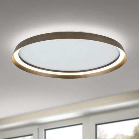 Plafoniere - Plafoniera LED design circular MANTA D-60cm bronz