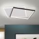 Plafoniere - Plafoniera LED design slim EMANUEL negru/alb