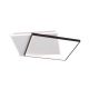 Plafoniere - Plafoniera LED design slim EMANUEL negru/alb