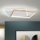 Plafoniere - Plafoniera LED design slim EMANUEL auriu/alb