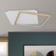 Plafoniere - Plafoniera LED design slim EMANUEL auriu/alb