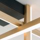 Plafoniere - Plafoniera LED moderna stil minimalist STARGATE 52W negru/auriu