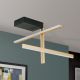 Plafoniere - Plafoniera LED moderna stil minimalist STARGATE 27W negru/auriu