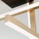 Plafoniere - Plafoniera LED moderna stil minimalist STARGATE 27W negru/auriu