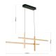 Plafoniere - Lustra LED suspendata moderna stil minimalist STARGATE 38W negru/auriu