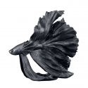 Statueta decorativa extravaganta Fisch Crowntail 65cm, negru