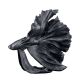 Statuete - Statueta decorativa extravaganta Fisch Crowntail 65cm, negru