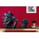 Statuete - Statueta decorativa extravaganta Fisch Crowntail 65cm, negru