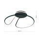 Lustre aplicate - Lustra LED aplicata stil minimalist CLAIRE neagra