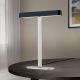 Lampi birou - Veioza/Lampa de masa LED moderna AUFTAKT crom satin/negru
