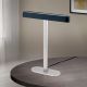 Lampi birou - Veioza/Lampa de masa LED moderna AUFTAKT crom satin/negru