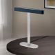Lampi birou - Veioza/Lampa de masa LED moderna AUFTAKT crom satin/negru