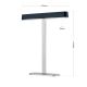 Lampi birou - Veioza/Lampa de masa LED moderna AUFTAKT crom satin/negru