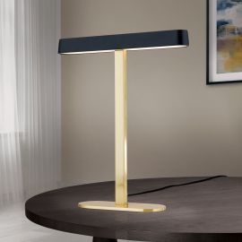 Lampi birou - Veioza/Lampa de masa LED moderna AUFTAKT auriu/negru