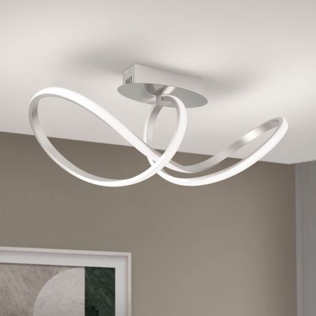 Lustre aplicate - Lustra LED aplicata stil minimalist CIRCUS crom satin