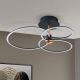 Lustre aplicate - Lustra LED aplicata stil minimalist CHARLOTTE negru/auriu