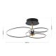 Lustre aplicate - Lustra LED aplicata stil minimalist CHARLOTTE negru/auriu