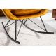 Fotolii - Scaun balansoar design nordic Scandinavia Swing, galben mustar