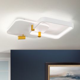 Plafoniere - Plafoniera LED moderna GRACE alb/auriu