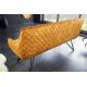Banchete-Tabureti - Bancheta cu aspect retro Euphoria 160cm, galben mustar