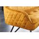 Banchete-Tabureti - Bancheta cu aspect retro Euphoria 160cm, galben mustar