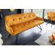 Banchete-Tabureti - Bancheta cu aspect retro Euphoria 160cm, galben mustar