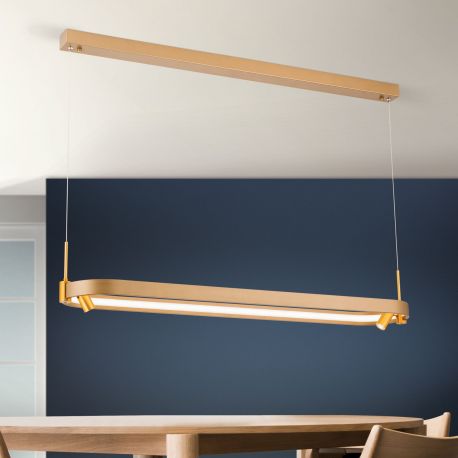 Pendule, Lustre suspendate - Lustra LED suspendata design modern GRACE aurie
