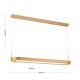 Pendule, Lustre suspendate - Lustra LED suspendata design modern GRACE aurie