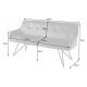 Banchete-Tabureti - Bancheta cu aspect retro Euphoria 160cm, gri inchis
