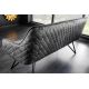 Banchete-Tabureti - Bancheta cu aspect retro Euphoria 160cm, gri inchis