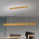 Pendule, Lustre suspendate - Lustra LED suspendata iluminat ambiental up/down GIDEON lemn