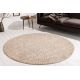 Covoare - Covor rotund realizat manual Wool 150cm, bej