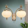 Aplica de perete stil clasic Nostalgie 2L down alama antique/champagne