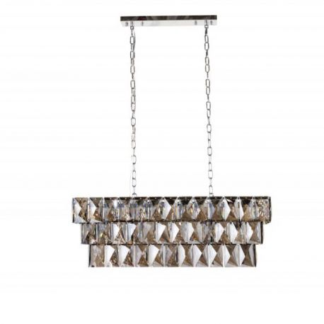 Pendule, Lustre suspendate - Lustra suspendata moderna Kristall 90cm