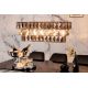 Pendule, Lustre suspendate - Lustra suspendata moderna Kristall 90cm