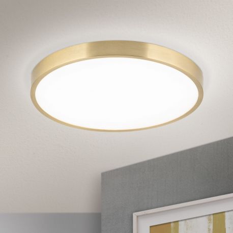 Plafoniere - Plafoniera LED design slim BULLY D-28cm alama antique