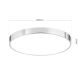 Plafoniere - Plafoniera LED design slim BULLY D-28cm crom