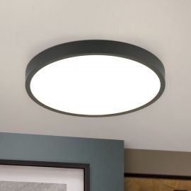 Plafoniere - Mini Plafoniera LED design slim BULLY D-14cm negru