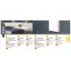 Plafoniere - Plafoniera LED design slim LERO D-23cm alba