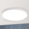 Plafoniera LED design slim LERO D-30cm 4000K alba