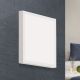 Plafoniere - Plafoniera LED design slim LERO 23x23cm 3000K alba