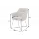 Seturi scaune, HoReCa - Set de 2 scaune elegante cu cotiere confortabile Loft, vintage taupe
