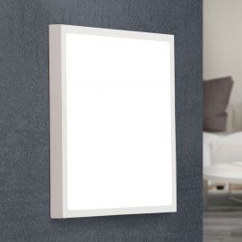 Plafoniere - Plafoniera LED design slim LERO 30x30cm 4000K alba