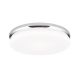 Plafoniere - Plafoniera LED design circular JAMES D-32cm crom/opal