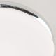Plafoniere - Plafoniera LED design circular JAMES D-32cm crom/opal